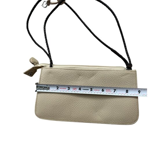 BRIGHTON Beige Colorblock Leather Shoulder Bag - Picture 4 of 10